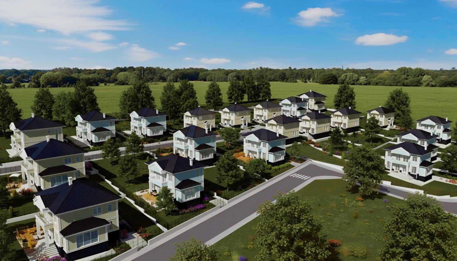 Neues Einfamilienhaus mit eigenem Garten, Stellplatz und ohne Instandhaltungsgebühr im Dorf Cherni Vrah