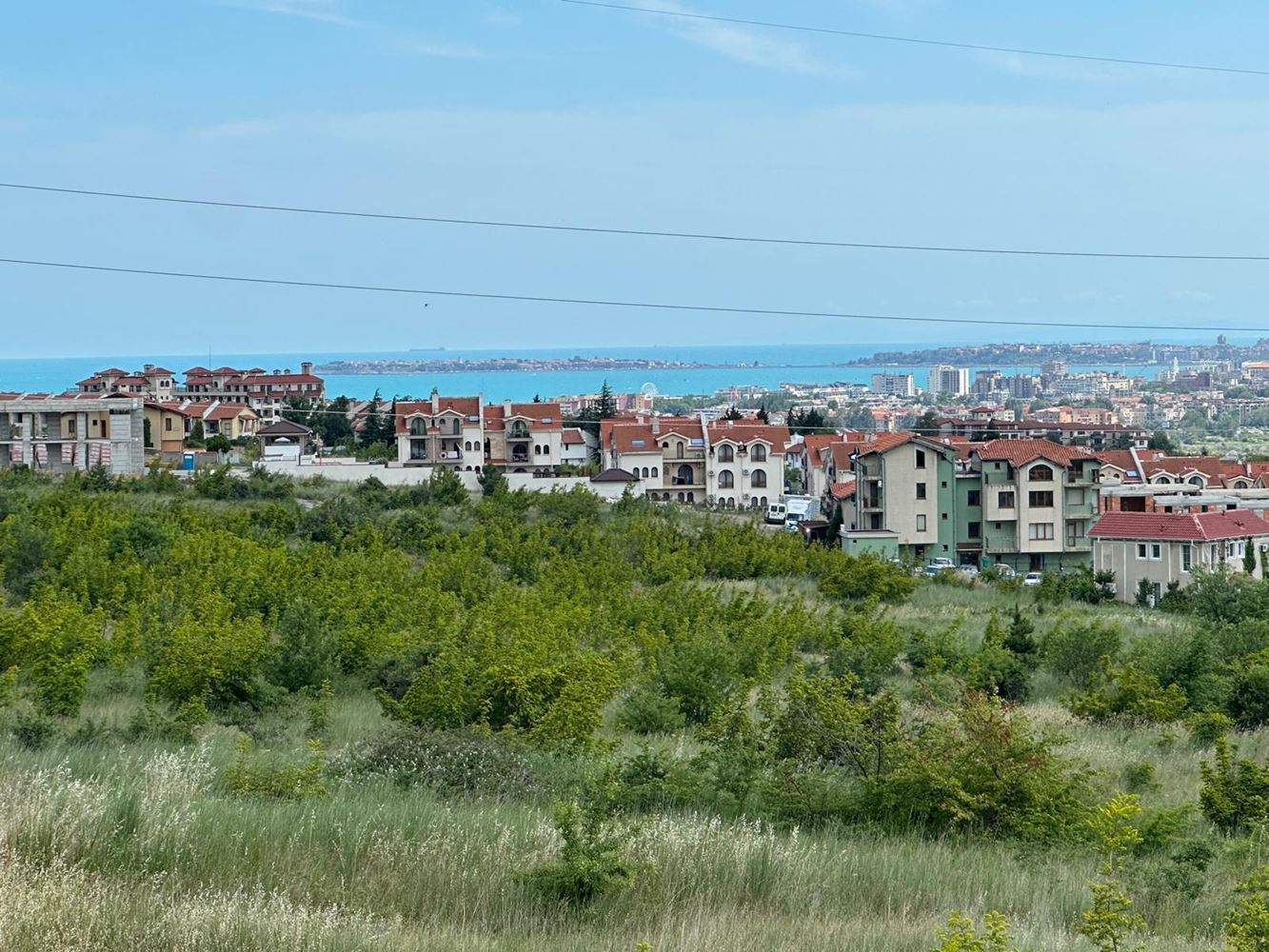 Luxuriöses zweistöckiges Haus mit Panoramablick auf das Meer oberhalb von Sonnenstrand – großzügiger Raum, Ruhe und Leben am Meer