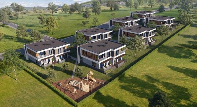 Neues Townhouse – ein modernes Zuhause für ganzjähriges Wohnen in einer ruhigen Gegend am Meer