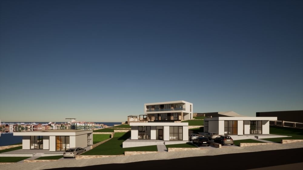 Bezugsfertiges einstöckiges Haus mit großem Grundstück und Meerblick in Sveti Vlas – ohne Wartungsgebühr