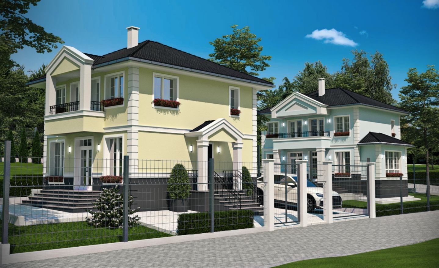 Neues Einfamilienhaus mit eigenem Garten, Stellplatz und ohne Instandhaltungsgebühr im Dorf Cherni Vrah