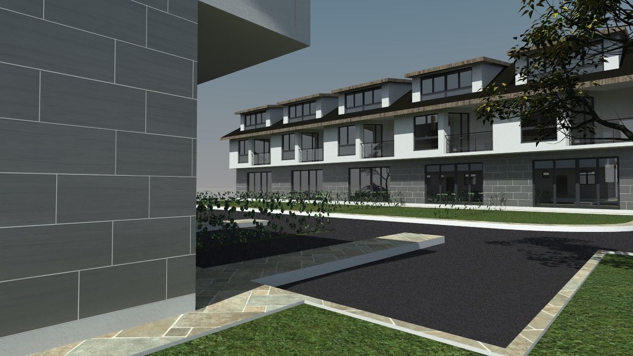 Dreistöckiges Reihenhaus in Banevo – moderne Bauweise, Hof und zwei Parkplätze