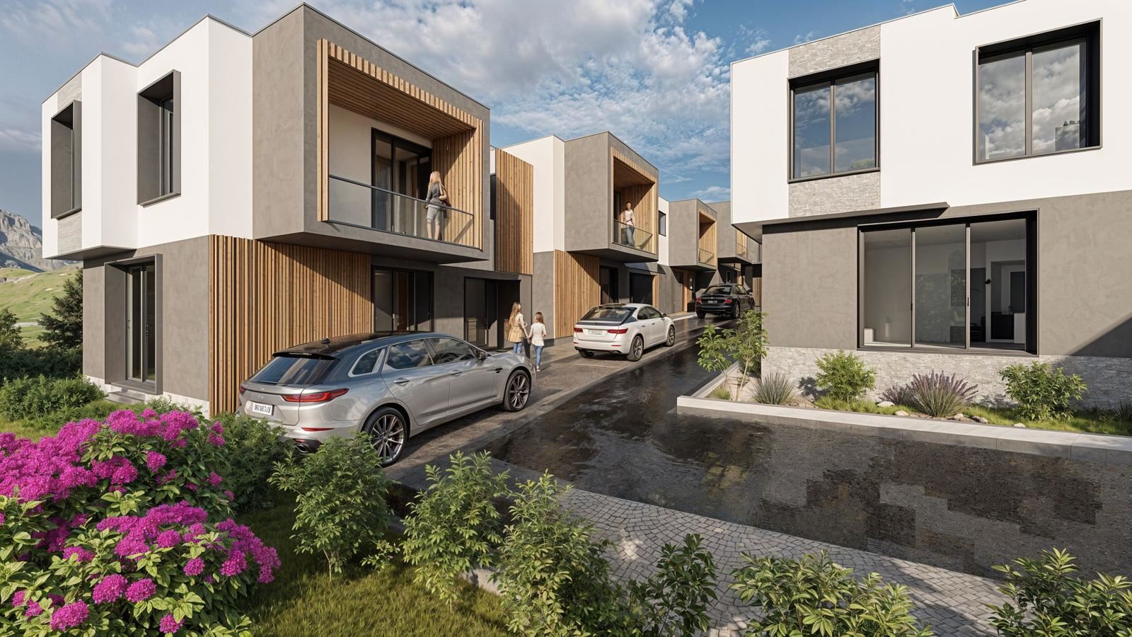 Townhouse mit drei Schlafzimmern in einer ruhigen grünen Anlage – Komfort, Gemütlichkeit und sichere Investition