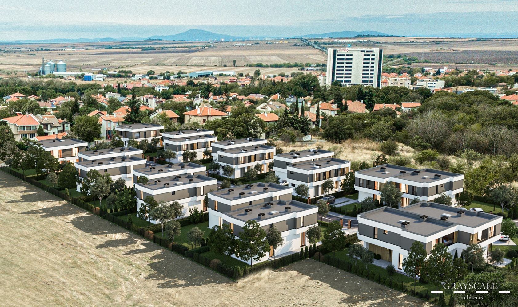 Modernes Haus mit fünf Zimmern und 400 m² Grundstück, drei Schlafzimmern und ohne Instandhaltungsgebühr in Vetren, Burgas