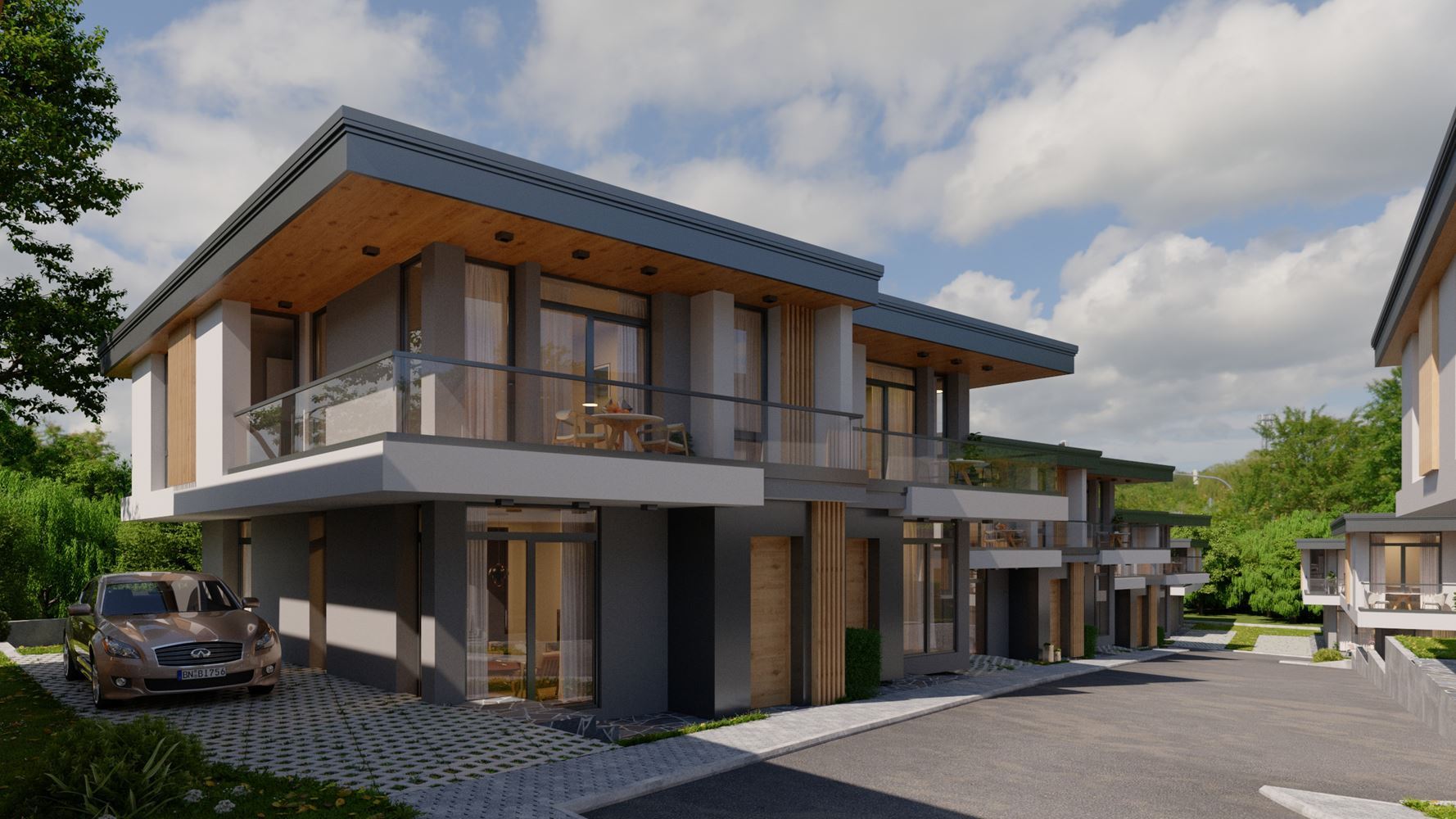 Moderne Häuser in einer geschlossenen Wohnanlage nahe Sonnenstrand – Komfort, Ruhe und eine ausgezeichnete Investition
