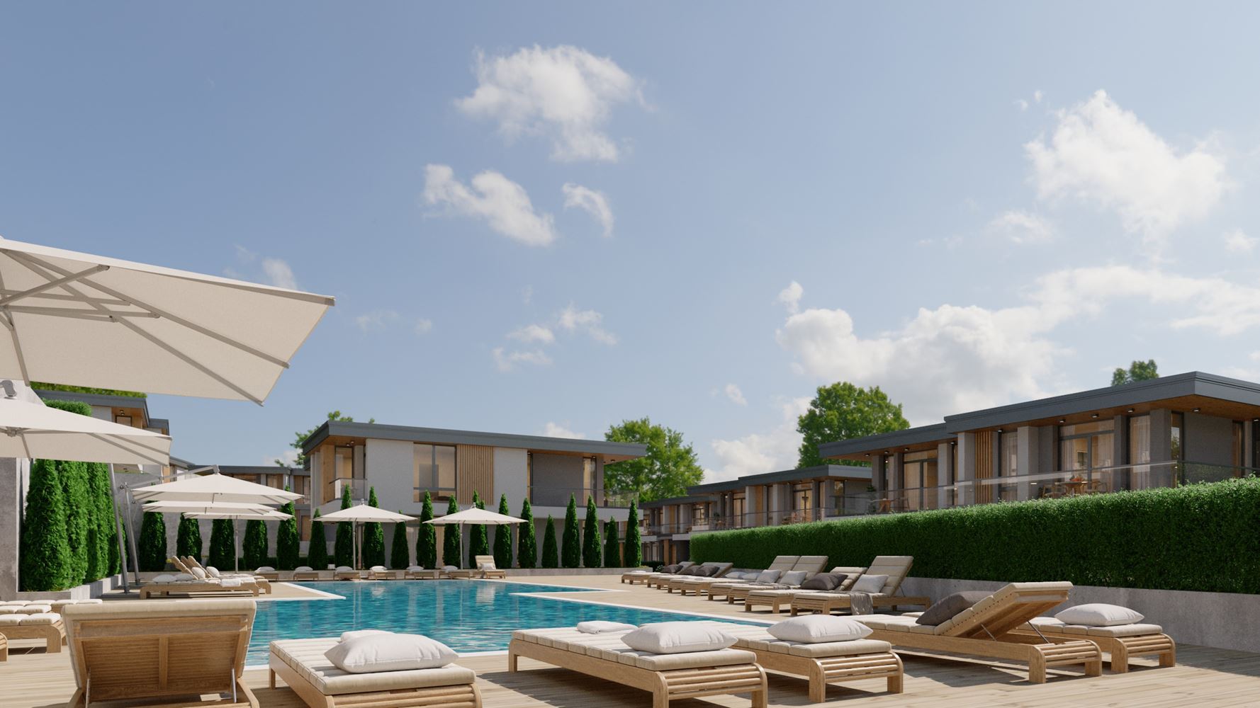 Moderne Häuser in einer geschlossenen Wohnanlage nahe Sonnenstrand – Komfort, Ruhe und eine ausgezeichnete Investition