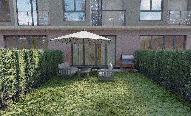 Dreistöckiges Reihenhaus in Banevo – moderne Bauweise, Hof und zwei Parkplätze