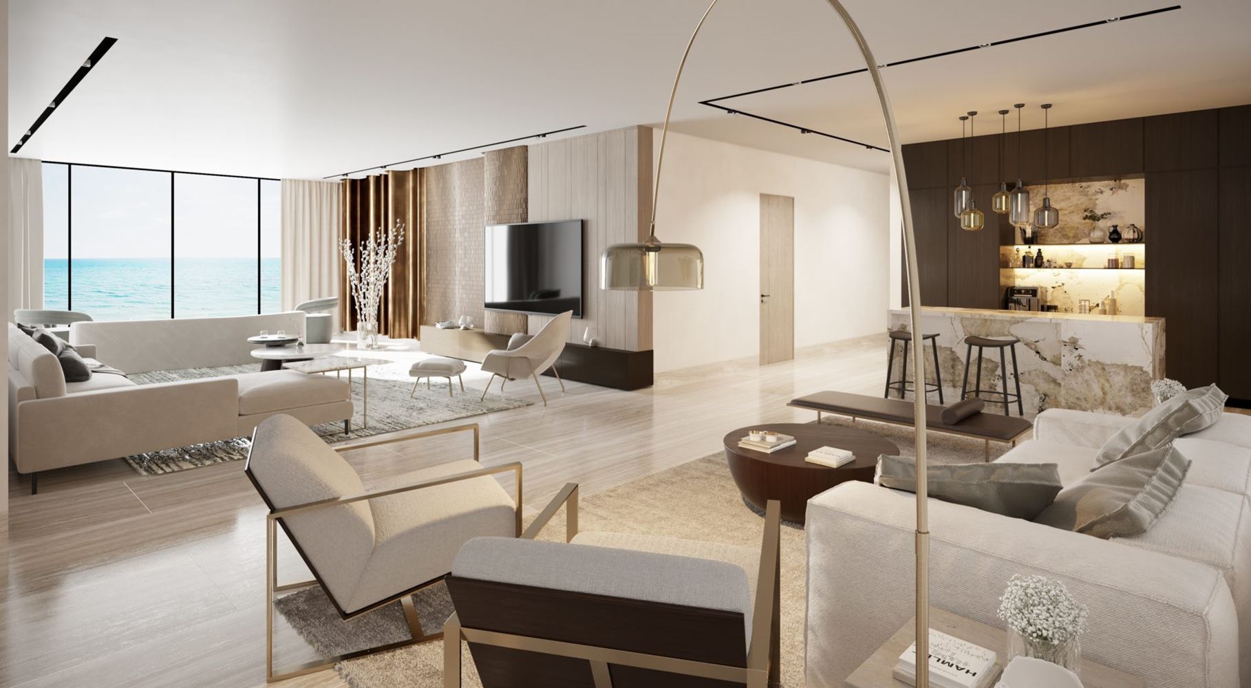 Freistehendes dreistöckiges Haus in einem Boutique-Komplex luxuriöser Häuser mit Meerblick in Budzhaka – Sozopol