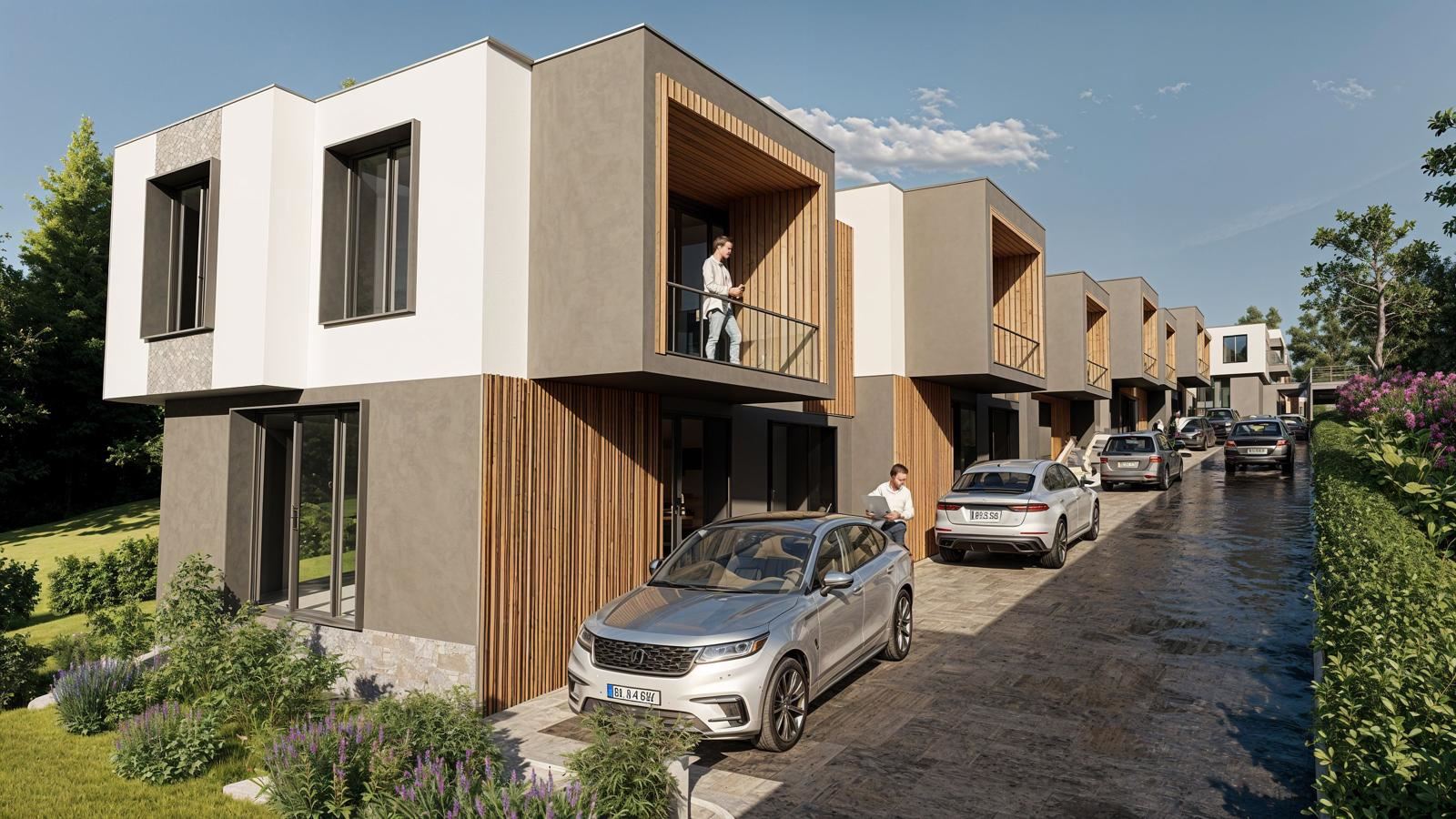 Townhouse mit drei Schlafzimmern in einer ruhigen grünen Anlage – Komfort, Gemütlichkeit und sichere Investition