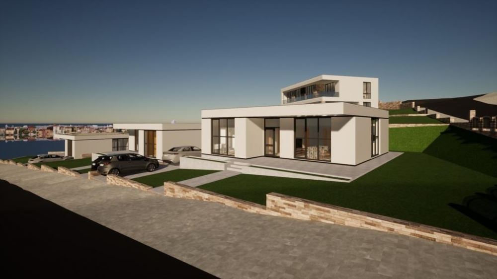 Bezugsfertiges einstöckiges Haus mit großem Grundstück und Meerblick in Sveti Vlas – ohne Wartungsgebühr