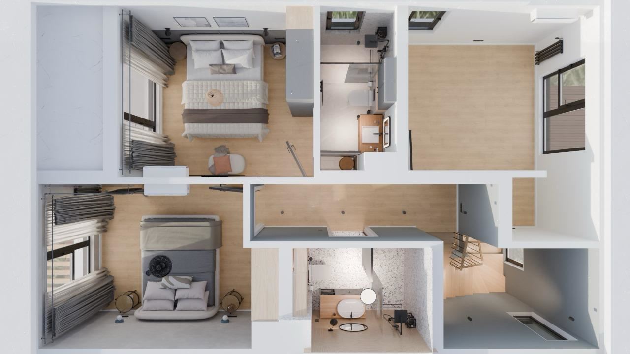 Neues Townhouse – ein modernes Zuhause für ganzjähriges Wohnen in einer ruhigen Gegend am Meer